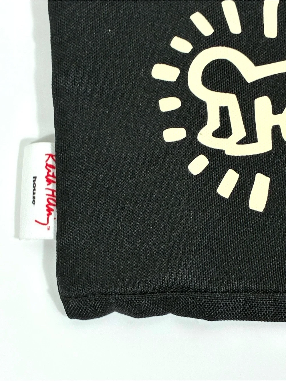 Keith Haring Radiant Baby Black Crossbody Pouch Bag NWT Festival Utility Travel - Picture 8 of 10
